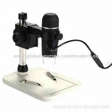Mustech 1080P Full HD HDMI Monocular Microscope, 10x to 200x Magnification Ratio